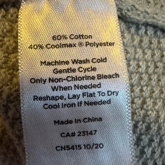 T by Talbots Soft Gray Cowl Neck Tunic Top Chunky Long Sleeve Comfy Casual XL - Picture 4 of 5